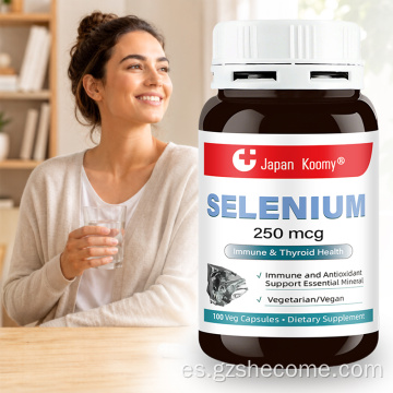 Shecome Selenio Cápsulas Apoyo Inmunológico Antioxidante